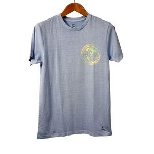 Urban Outfitters Reduce‎ Reuse Recycle Blue Graphic T-shirt Medium RePurpose NWT